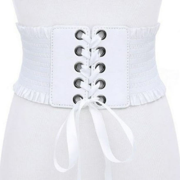 Women Girls Classic Vintage Bowknot Wide Elastic Waist Band Waist Belt Women Girls Classic Vintage Bowknot Wide Elastic Waist Band Waist Belt